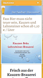 Mobile Screenshot of bierkontor.de